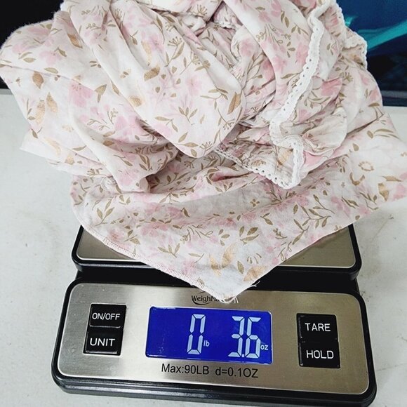 Shabby Chic Baby Toddler 3T Girl Dress Pink Floral Print Fit & Flare Ruffled - Picture 10 of 10